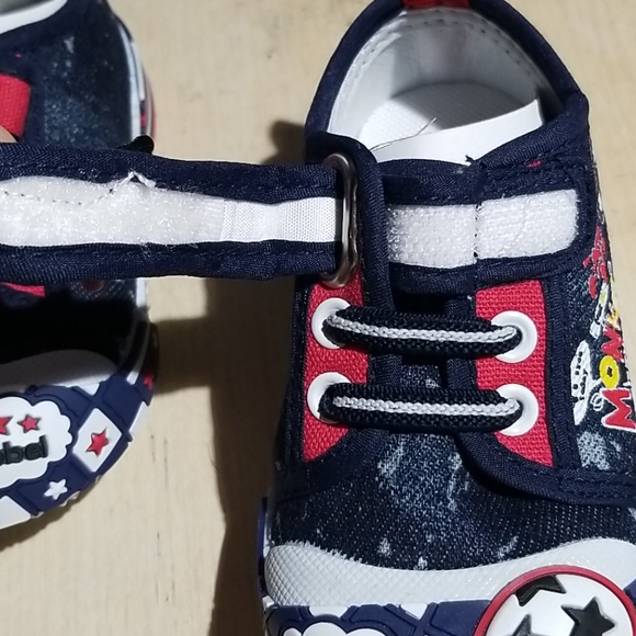 Chulis Navy Star Denim Sneakers Sz 5 - Picture 8 of 12